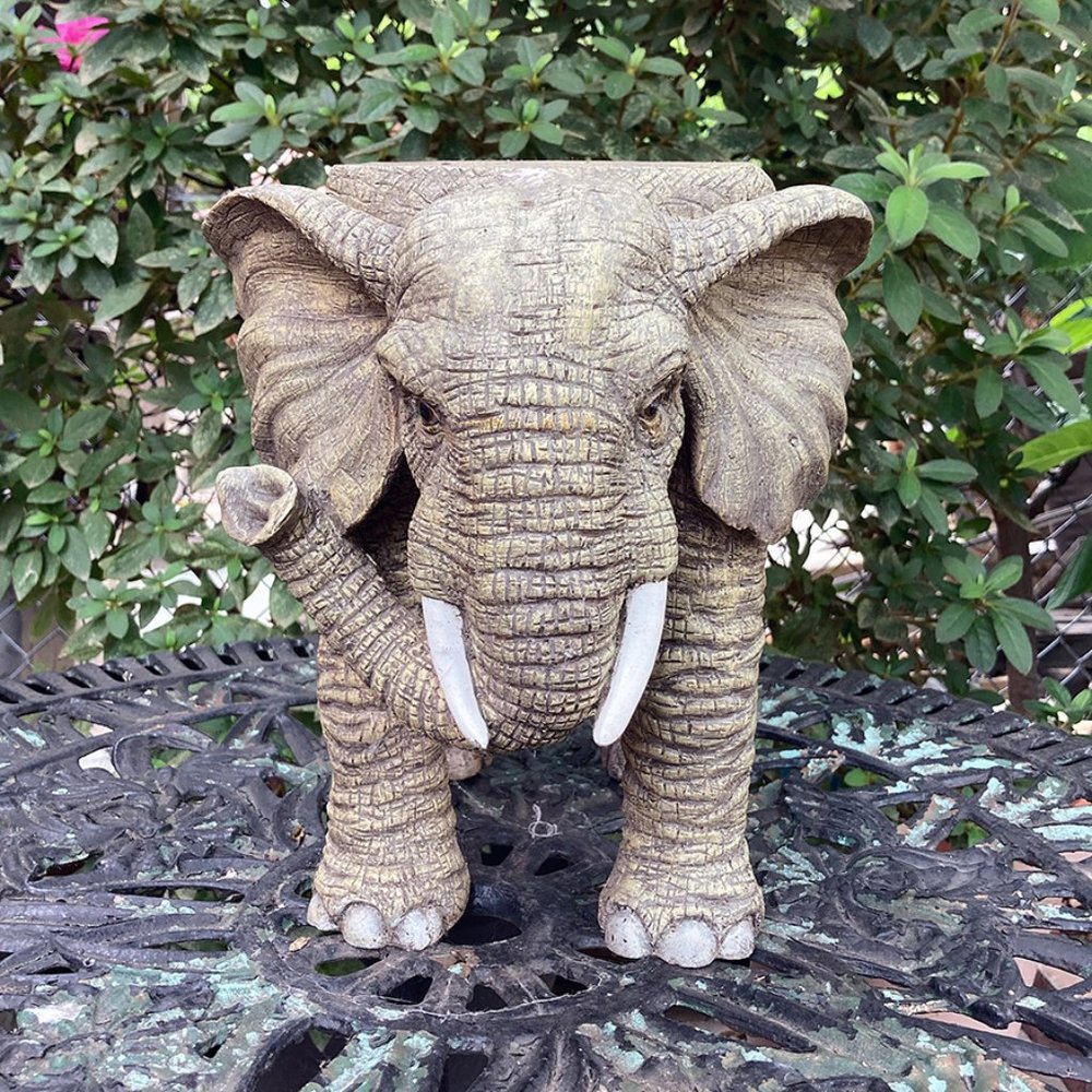 Vintage Jaimy Elephant Plant Stand